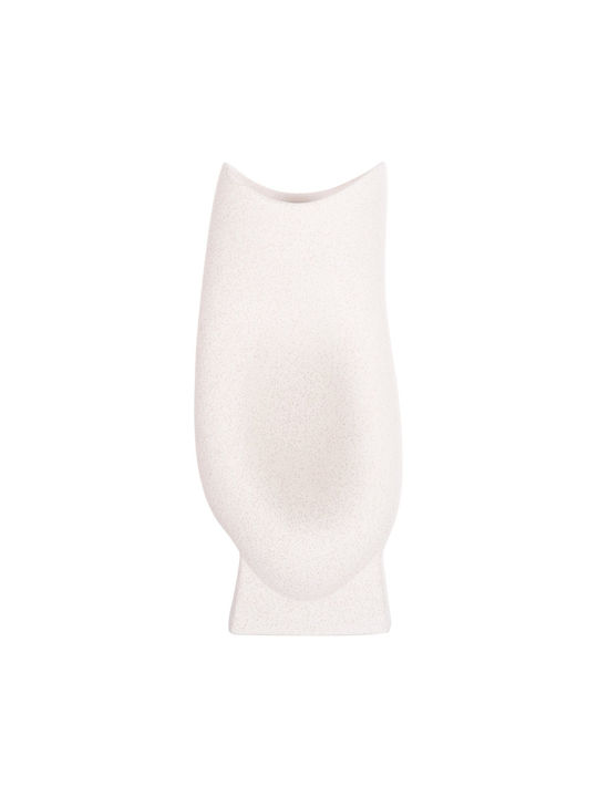 Tabletop Ceramic Decorative Item Fb94609.01 Crystal Off-White 17x12x38cm