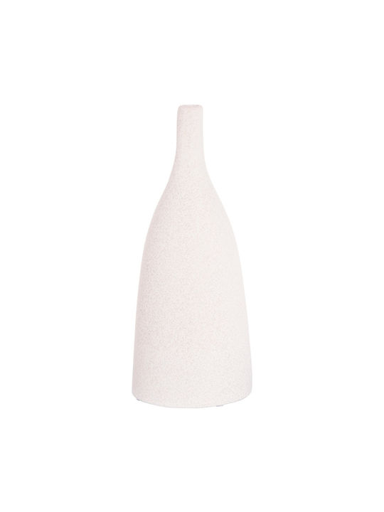 Tabletop Ceramic Decorative Item Fb94635.01 Off-White Crystalline Φ14x33 5uec