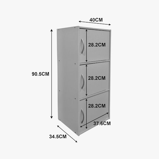 Soline Στήλη Κουζίνας Λευκό 40x34.5x90.5εκ.