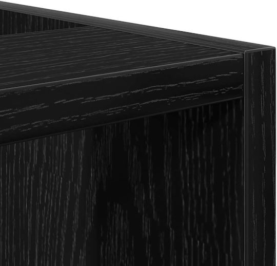 Dulap Suspendat cu Blat de Lucru Negru 40x44.5x81.5 cm
