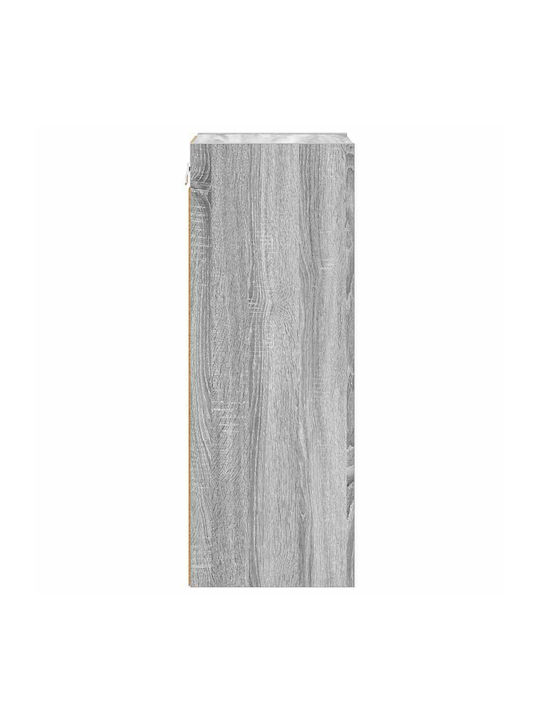 Wall Kitchen Cabinet with Grey Countertop 30x29.5x80cm
