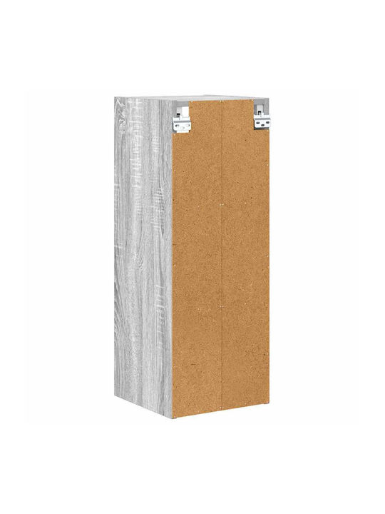 Wall Kitchen Cabinet with Grey Countertop 30x29.5x80cm