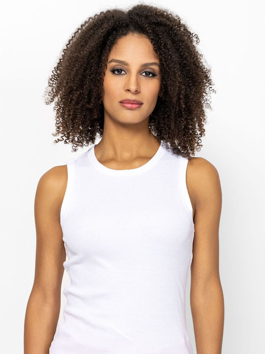 Women's Sleeveless Blouse White