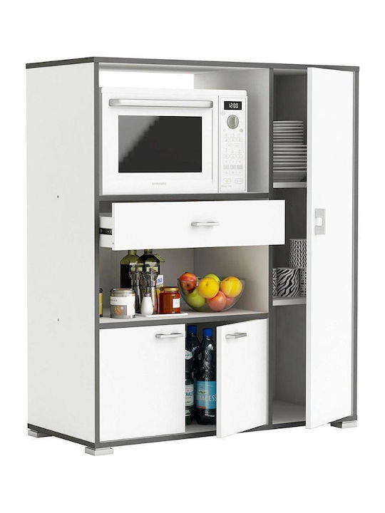 Επιδαπέδιο Ντουλάπι Barl 90x40x111.8cm Λευκό