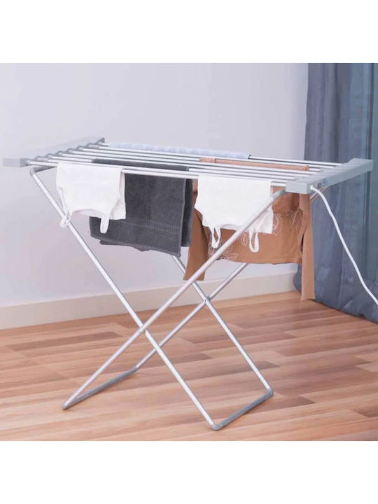 Mistral Plus Folding Electric Floor Clothes Drying Rack from Aluminum 100W 94x52cm