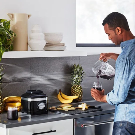 Kitchenaid K400 Artisan Μπλέντερ με Πλαστική Κανάτα 1.4 lt 650W Onyx Black