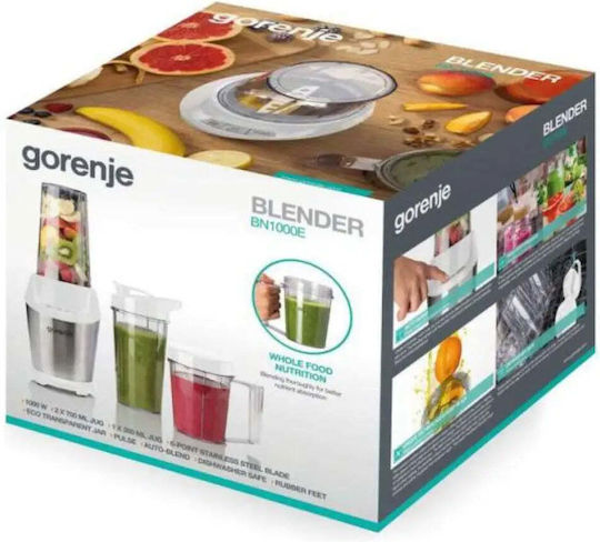 Gorenje Gorenje Blender with Tritan Jug 750 ml 1000W Gray BN1000E