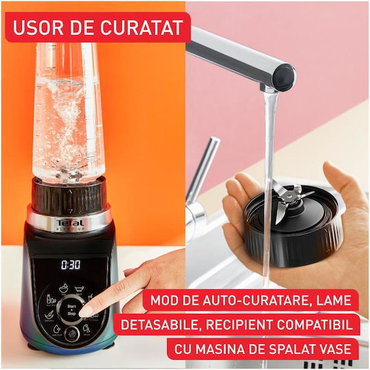 Tefal Blender Cu Cană Din Plastic 700 ml Putere 1000W Albastru BL19H4F0