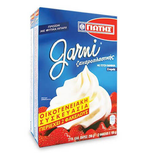 Γιώτης Κρέμα Σαντιγί Garni με Γεύση Βανίλια 200gr