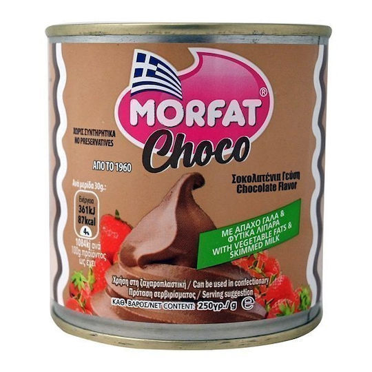Morfat Κρέμα Σαντιγί Creamy με Γεύση Σοκολάτα 250gr