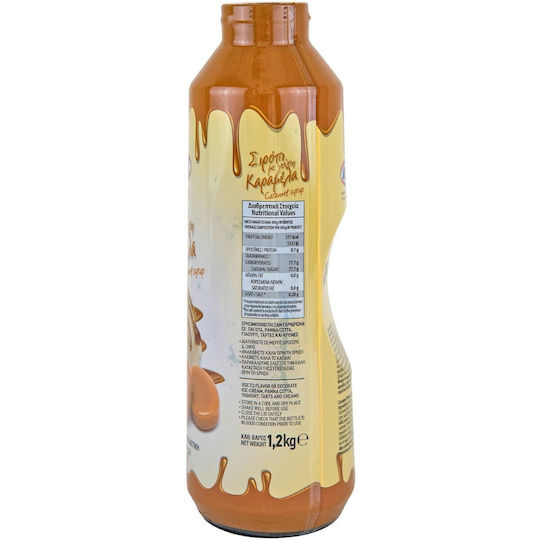 Aktina Confectionery Syrup With Caramel Flavour 1200gr