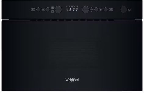 Whirlpool Εντοιχιζόμενος Φούρνος Μικροκυμάτων με Grill 22lt Μαύρος