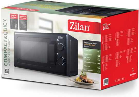Zilan Φούρνος Μικροκυμάτων 20lt Μαύρος