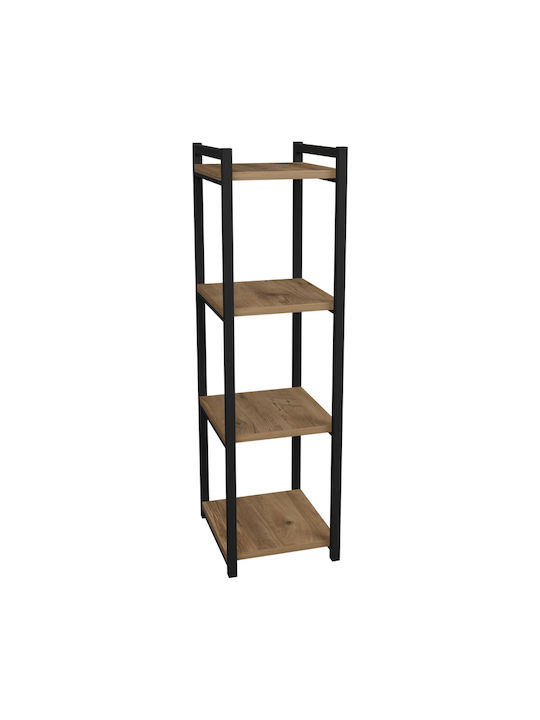 Harvey Black Bookcase 33x28x100cm