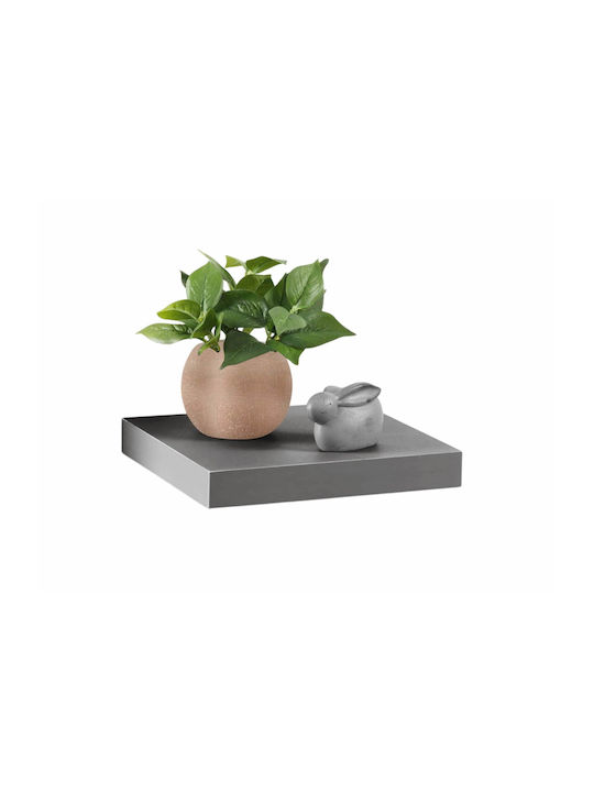 Ράφι Τοίχου με LED Antracite Grey 25x22.8x3.4εκ.