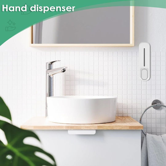 Dimitracas Wall-mounted Dispenser Plastic White 350ml