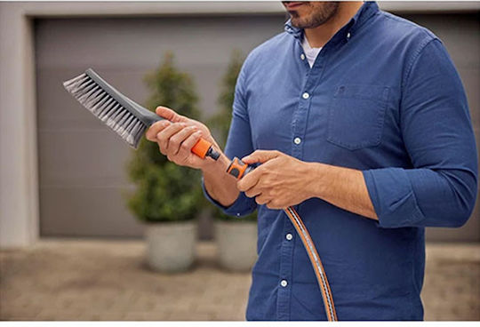 Βούρτσα Πλυσίματος Χειρός Gardena Cleansystem Black Orange 18861-34
