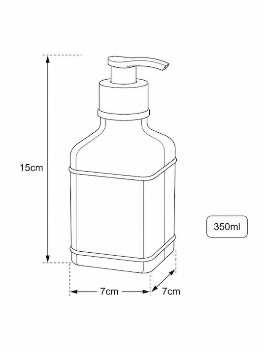 24home.gr Dispenser Γυάλινο Ροζ