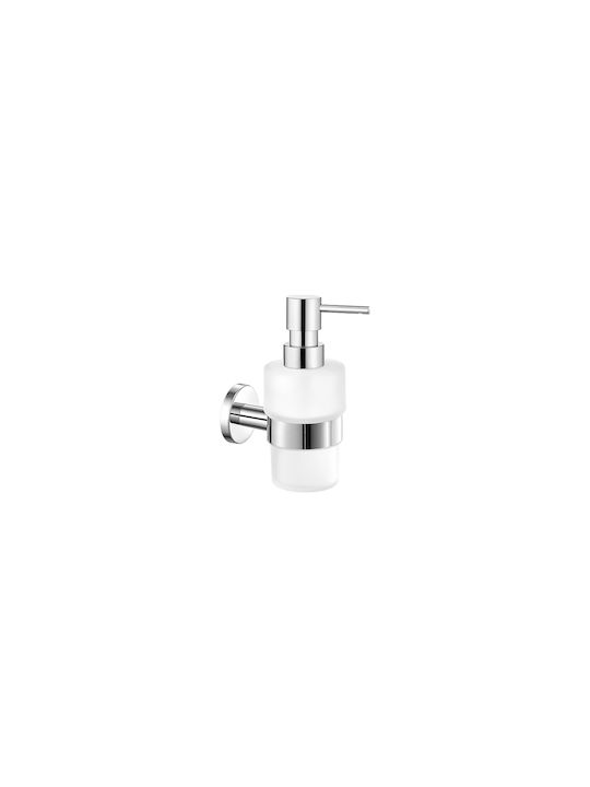 Sanco Corner Επιτοίχιο Dispenser Γυάλινο White Mat