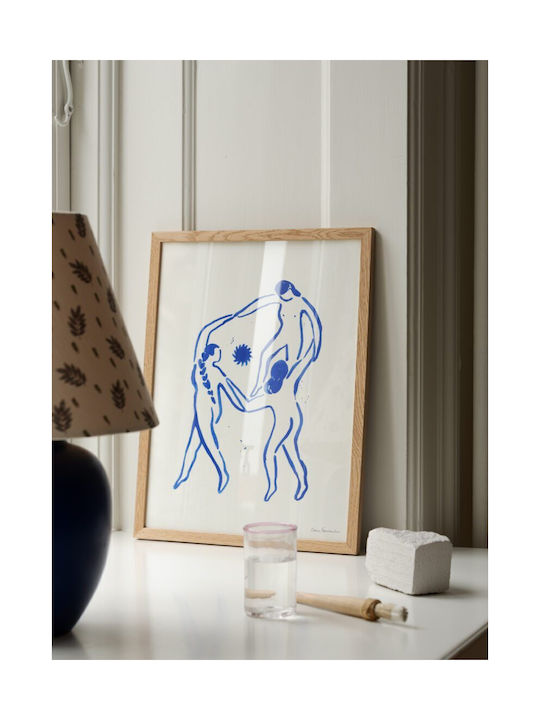 Πόστερ My Sisters Λευκό Μπλε 50 X 70 Cm Poster Club
