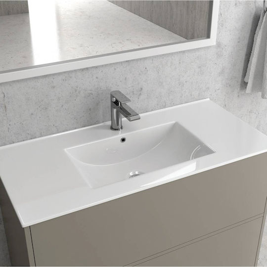 Karag LT 7506 Ένθετος Νιπτήρας Πορσελάνης 81x47x18cm Λευκός Karag LT 7506 Ένθετος Νιπτήρας Πορσελάνης 81x47x18cm Λευκός