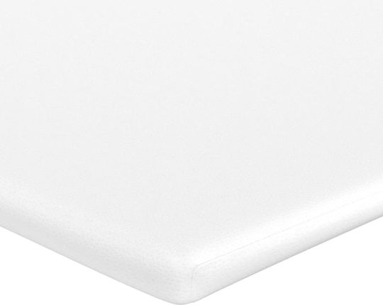 vidaXL Ανώστρωμα Διπλό Foam με Αποσπώμενο Κάλυμμα 137x190x5εκ.