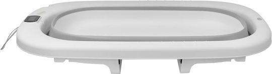 Bebe Stars Folding Baby Bath with Thermometer Grey
