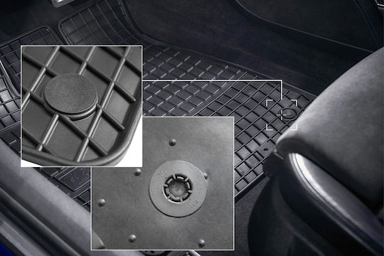 Covorașe Auto Cauciuc Nissan Murano Z51 Suv 2008-2015 Negre Fixate