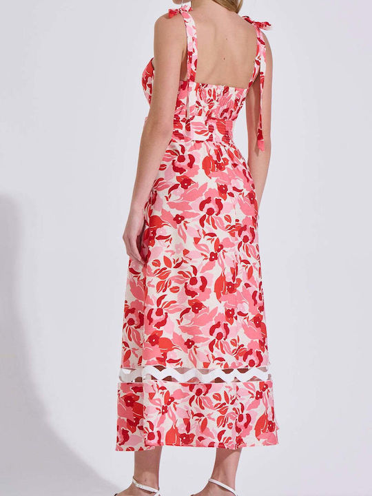 Summer Midi Dress Pink