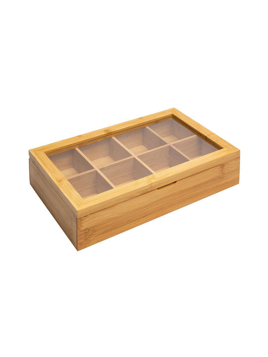 Westmark Κουτί για Τσάι με Καπάκι Γυάλινο Μαύρο 22x15x28cm 1τμχ