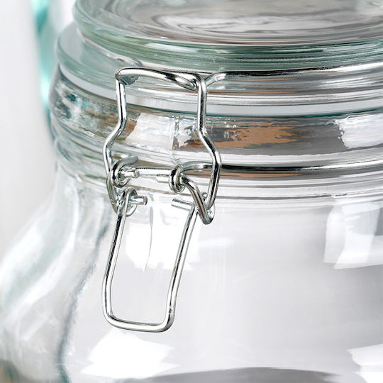Orion General Use Glass Jar with Lid Transparent 2400ml