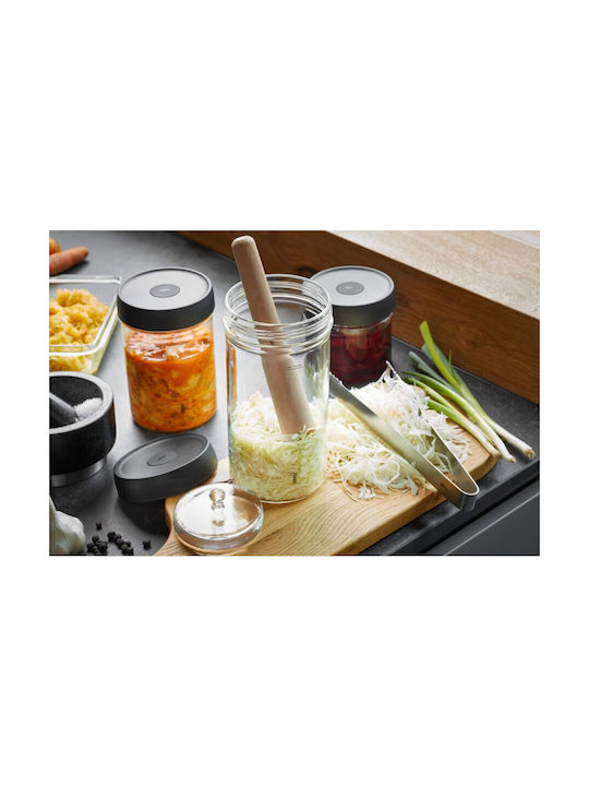 Gefu General Use Vase with Lid Transparent 1000ml