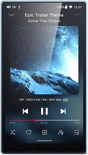 Fiio JM21 Android 13 Player Muzică Hi-Res Albastru Cerulean