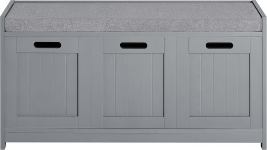 Έπιπλο Εισόδου Γκρι 90x45x35εκ.
