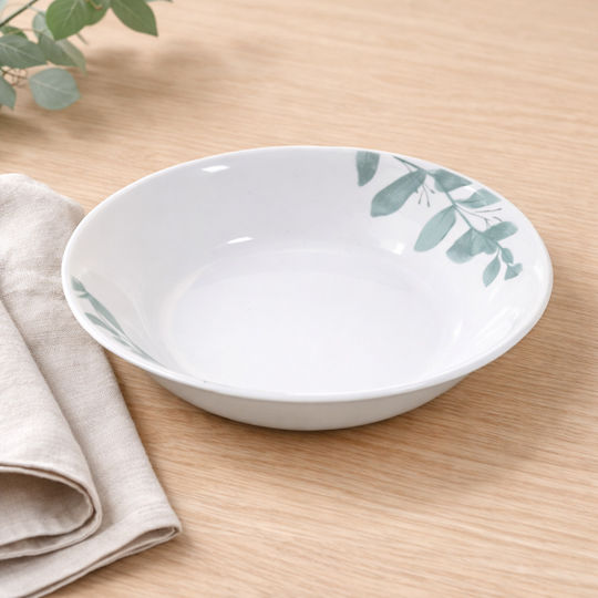 Max Home Farfurie adâncă Sticlă Verde cu Diametru 22cm