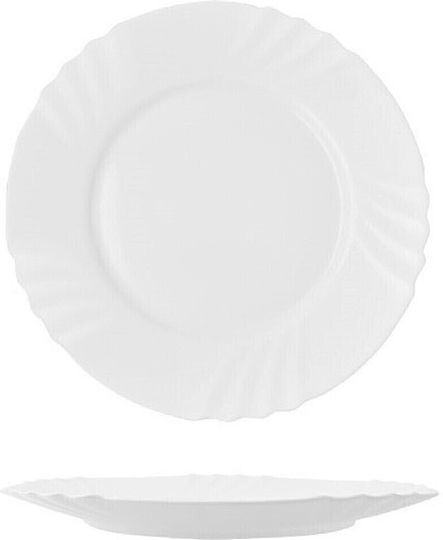 Cok Spain Elba Πιάτο Ρηχό Λευκό 25cm Cok Spain Elba Πιάτο Ρηχό Λευκό 25cm