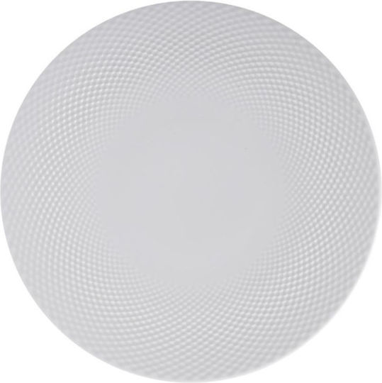 Kutahya Porselen Panio Shallow Serving Plate Made of White Porcelain with Diameter 30cm