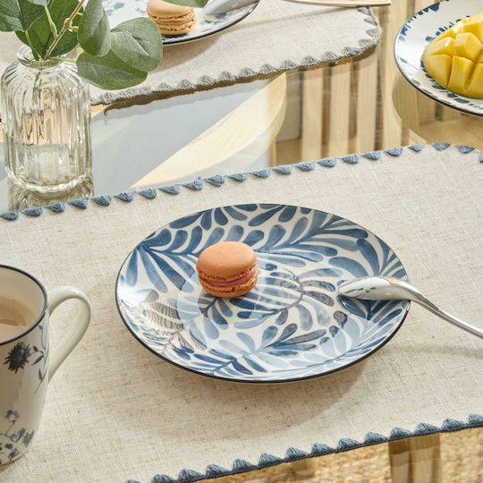 Πιάτο Φαγητού Ρηχό Φ26.5 S-d Umami Leaf 217078b Φ26.5 Πορσελάνινο