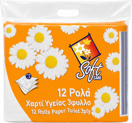 Χαρτί Υγείας 12 Ρολά 3 Φύλλων (90gr/Ρολό)