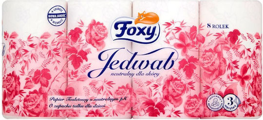 Foxy Χαρτί Υγείας 8 Ρολά 3 Φύλλων