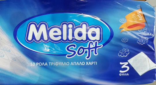 Melida Soft Hârtie Igienică 10 Role 3 Straturi