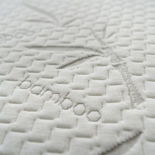 La Luna Mattress Topper Easy Rest Semi-Double Memory Foam with Bamboo Fibers , Removable Cover & Elastic Straps 110x200x5cm
