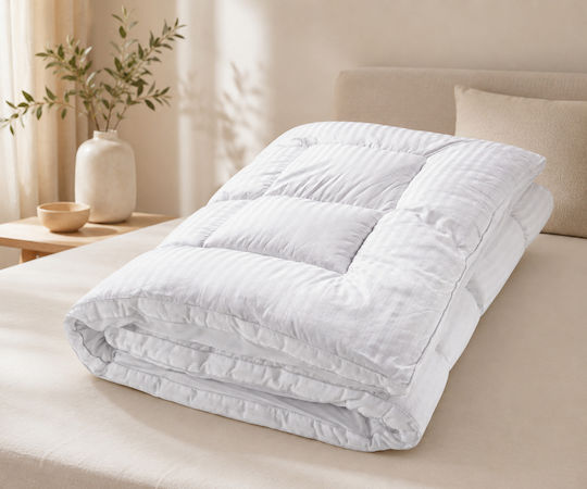 Alpha-Market Microfiber Mattress Topper Super Double Microfiber Strapped 160x200cm