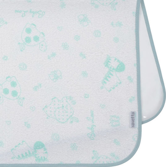 Ninetta Bebe Wasserdichtes Wickeltuch Mint Green Türkis 35x56cm.