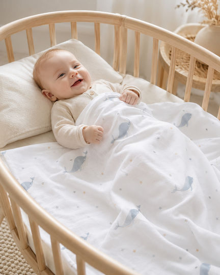 Bonjour Bebe Swaddle Blanket 120x120cm