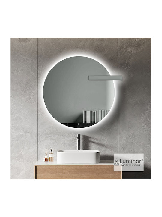 Luminor Runder Badezimmerspiegel 75x75cm