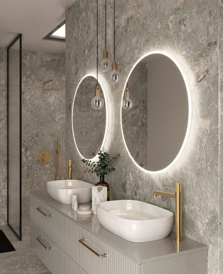 Imex Round Bathroom Mirror Led 60x60cm