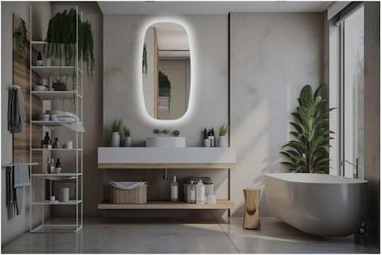 BrezaAmbiente45x90 Καθρέπτης Led 45x90cm