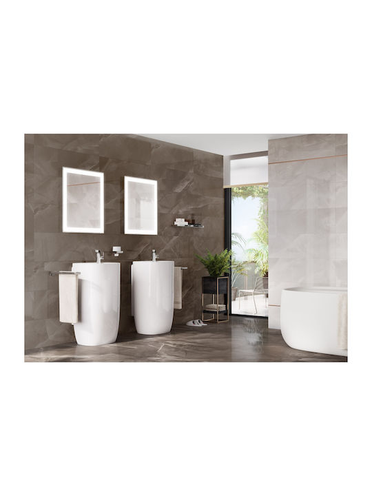 Roca Iridia Rectangular Bathroom Mirror Led 60x70cm