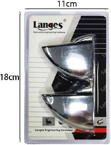 Foldable Metal Shelf Bracket in Silver Colour 02200365449